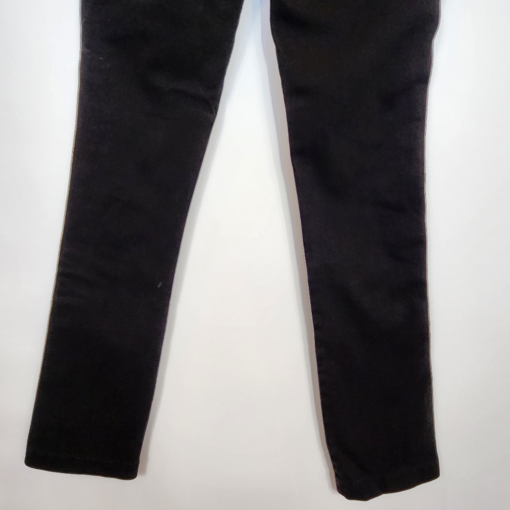 RtA Malka High Rise Straight Leg Jean Utility Details Aged Black 26 - Picture 14 of 16